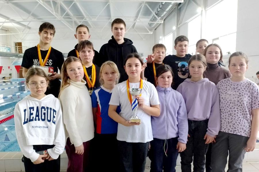 Учащиеся спортивной школы «Хастар» в числе победителей и призёров зонального турнира по плаванию
