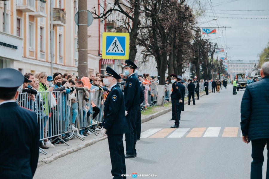 В День Победы будут перекрыты дороги и ограничена стоянка транспорта в центре Чебоксар