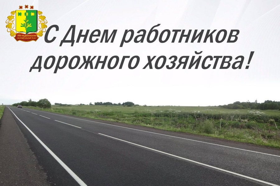 Поздравление главы Шемуршинского муниципального округа А.В. Чамеева с Днем  работников дорожного хозяйства