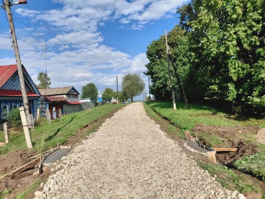 НИМЕ - Народный бюджет: улица Мичурина д.  Новое Муратово обрела новое щебеночное покрытие