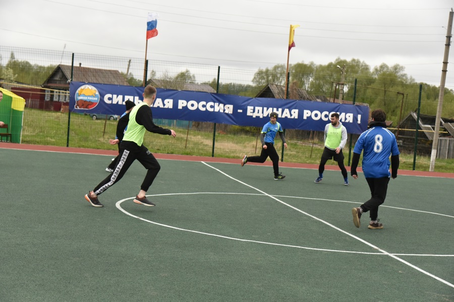 Торжественное открытие спортивной площадки в селе Хормалы