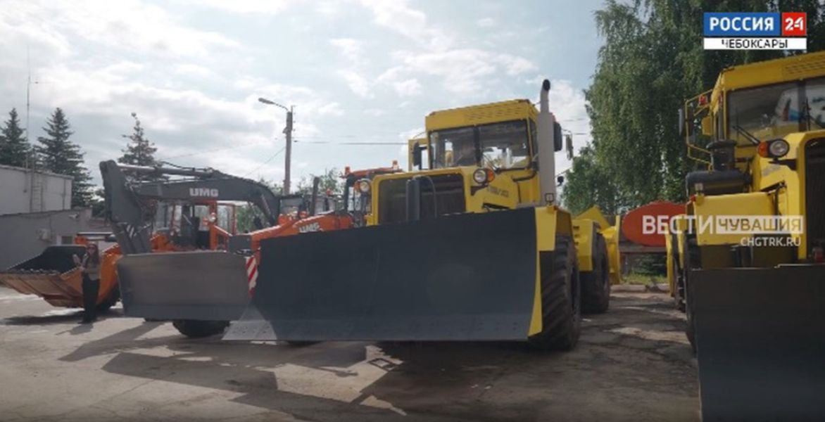 Парк снегоуборочной техники в Чебоксарах пополнился на 23 машины (ГТРК)