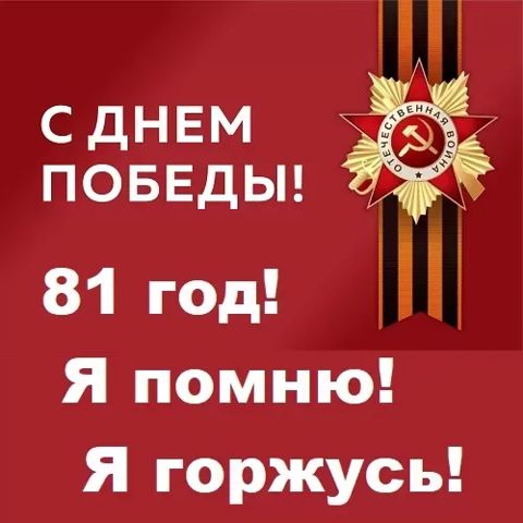 81-я годовщина Победы в Великой Отечественной войне