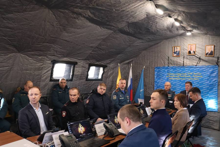 В Чувашии завершился 1 этап командно-штабных учений