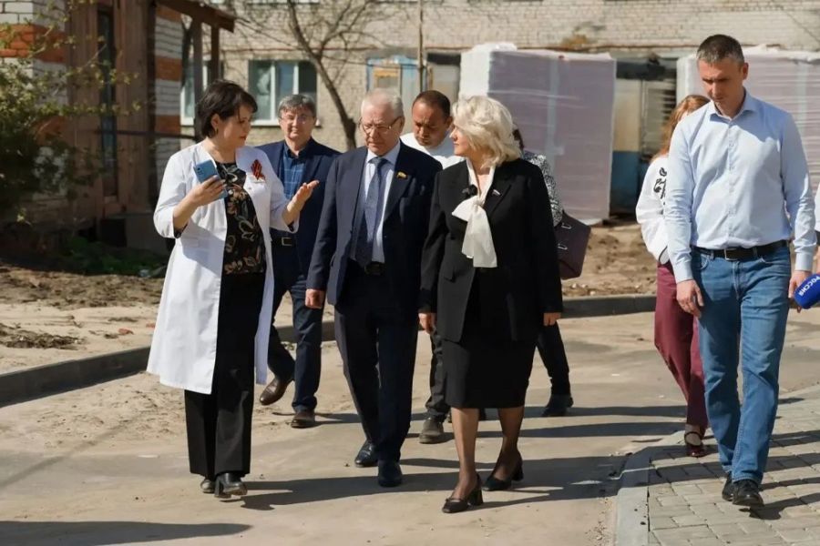 В Моргаушском округе завершается строительство новой поликлиники