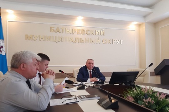 Аппаратное совещание в администрации Батыревского муниципального округа