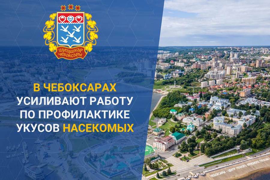 Администрация Чебоксар проводит  акарицидную обработку на площади более 1 млн кв.метров