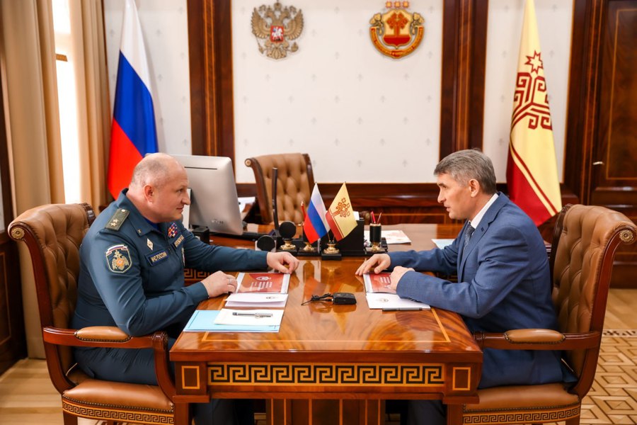Глава Чувашии Олег Николаев: Глава МЧС России высоко оценил проводимую нами работу по снижению количества пожаров