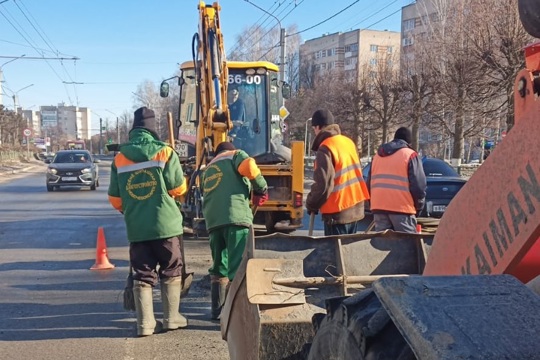 В Новочебоксарке  стартовал ямочный ремонт дорог