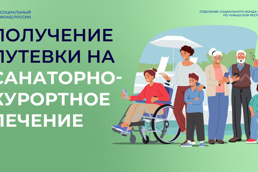 617 путевок на санаторно-курортное лечение  выдало Отделение СФР по Чувашии в 2026 году