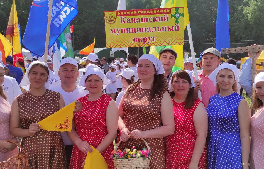 Команда Канашского муниципального округа приняла участие в агрослете «Лучшие на селе»
