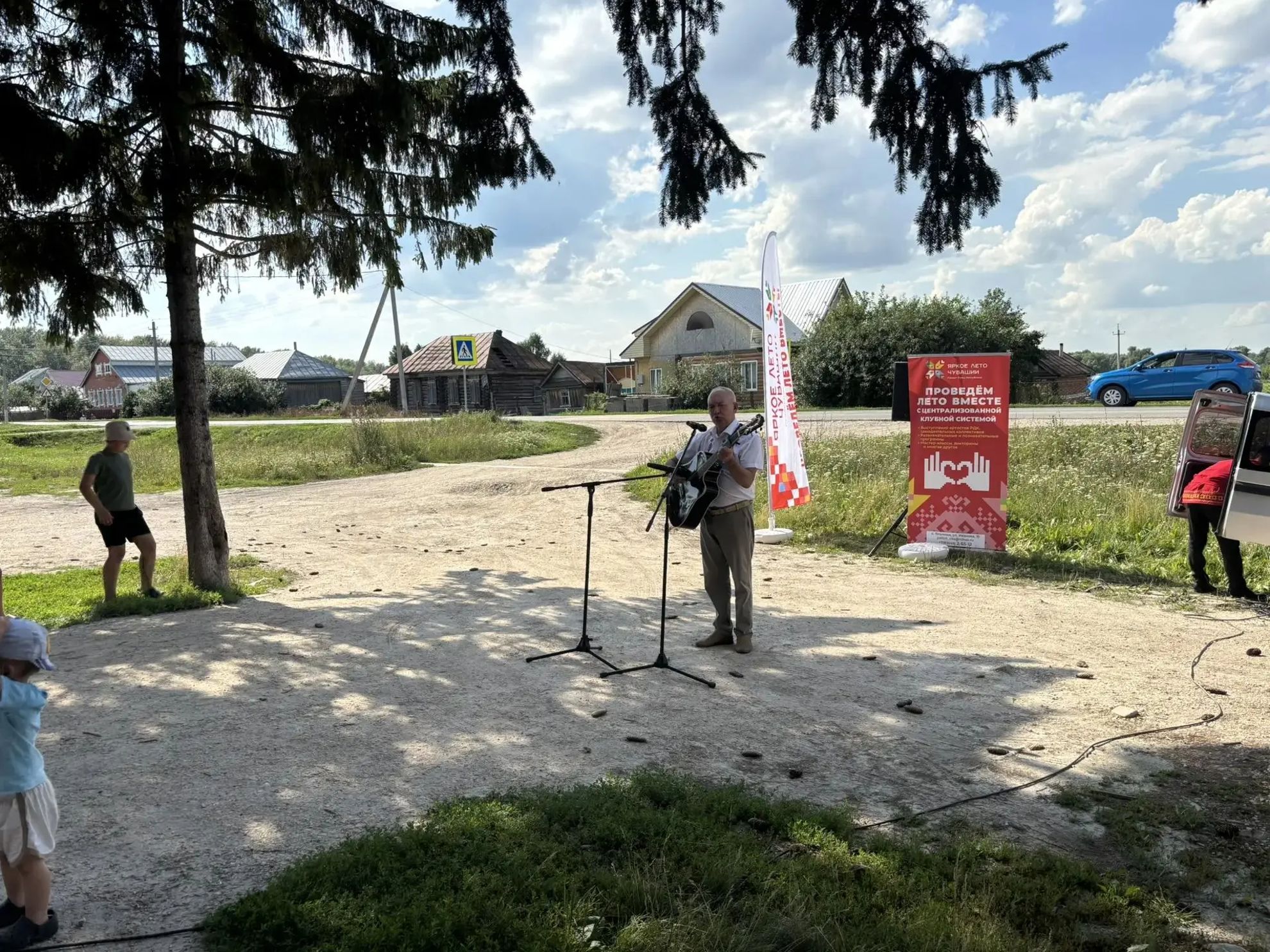Яркое лето Чувашии: концерт под открытым небом в д. Кошки-Куликеево