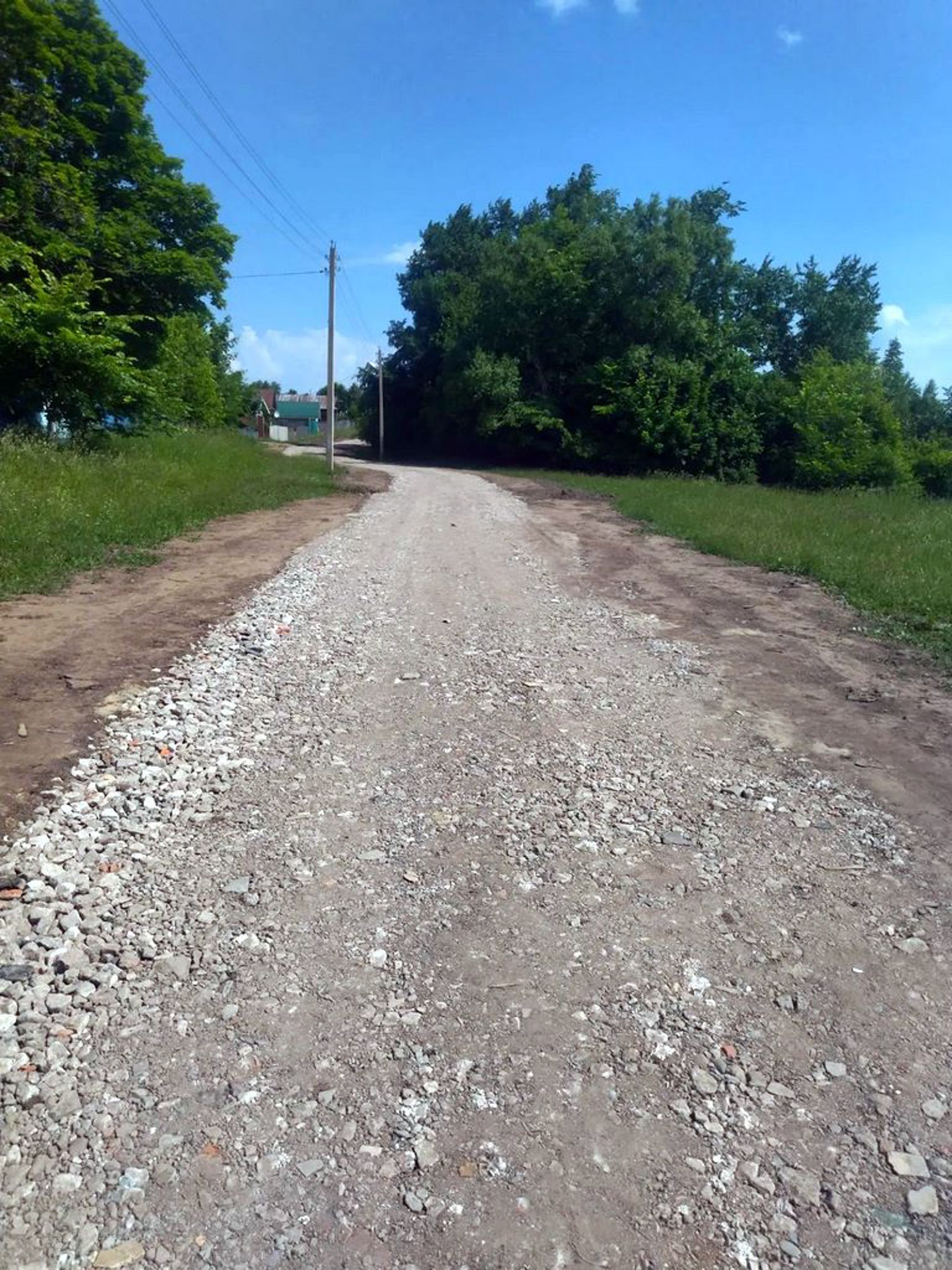 В деревне Обрыскино открыли новую дорогу по программе «Ниме — народный бюджет»