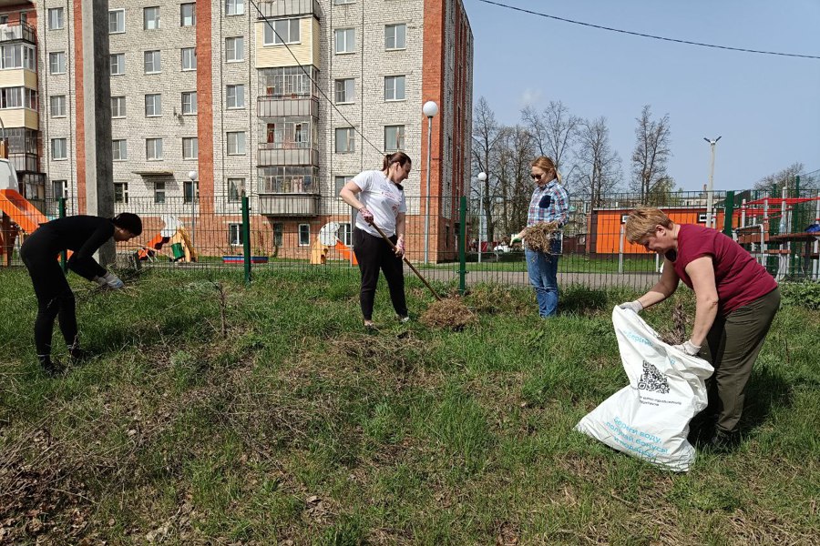 Мариинско-Посадский округ присоединился к Всероссийскому субботнику