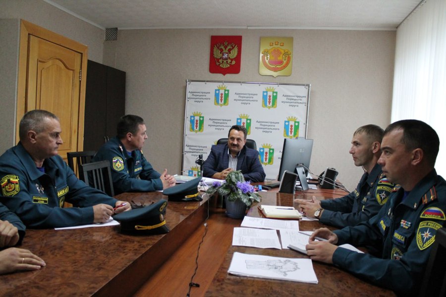 В администрации рассмотрены вопросы пожарной безопасности населенных пунктов Порецкого округа