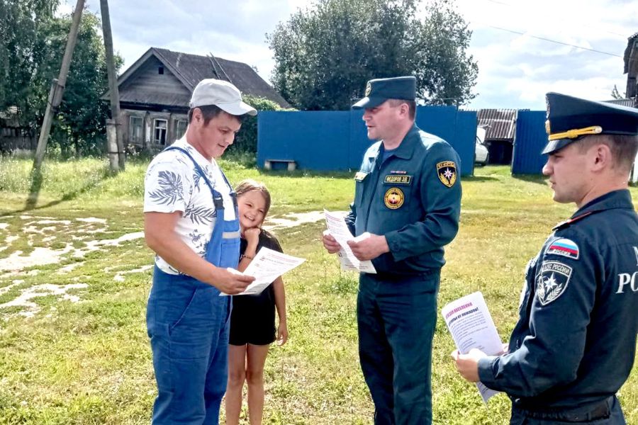 В Красночетайском округе усилена работа по профилактике пожаров в жилом секторе