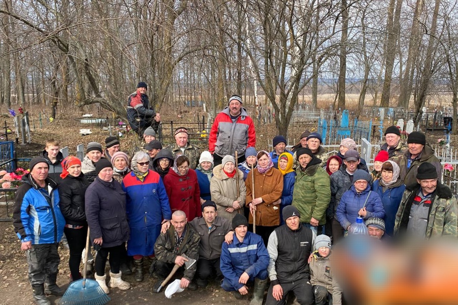 Субботник в деревне Чувашские-Тимяши