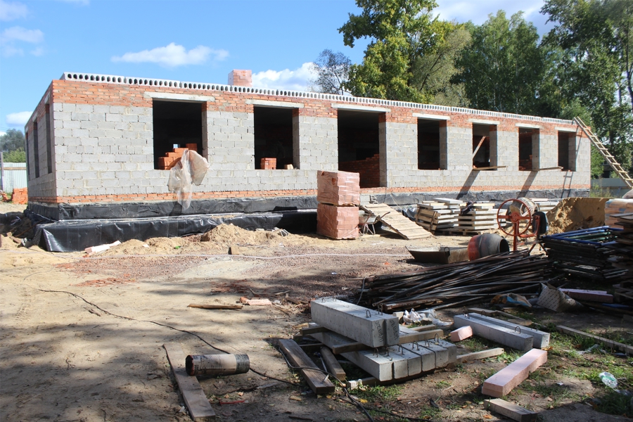 В поселке Алтышево продолжается строительство врачебного офиса