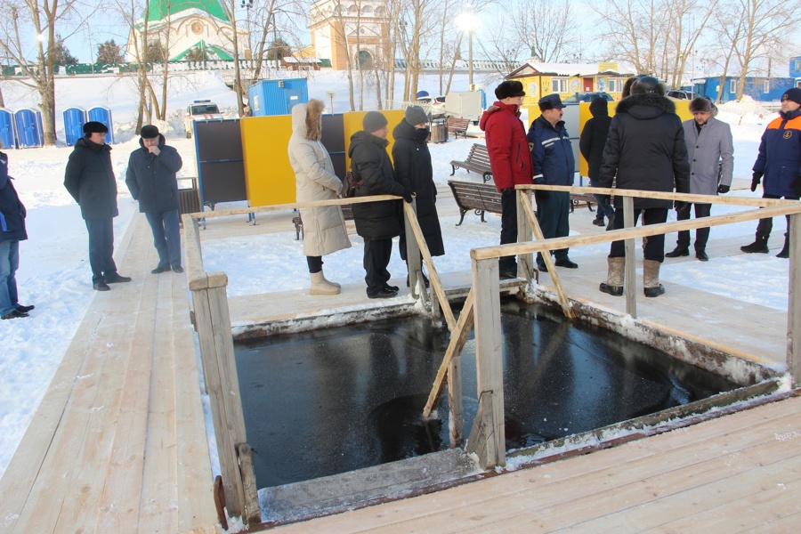 В Чебоксарах состоялась приемка крещенских купелей