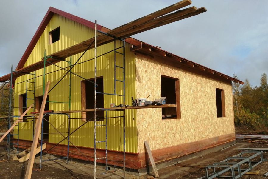 Вурнарском районе строится новый фельдшерский пункт
