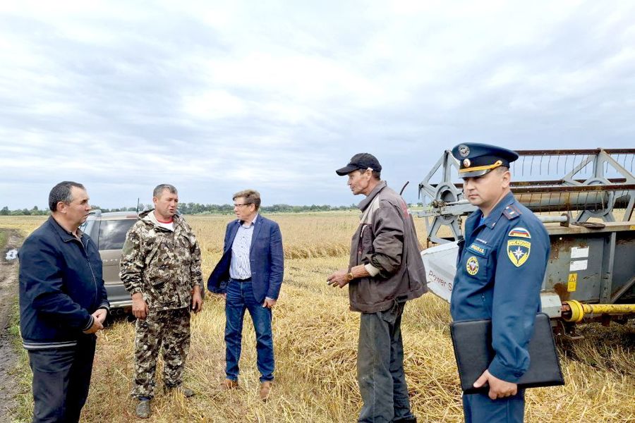 Уборка урожая под контролем
