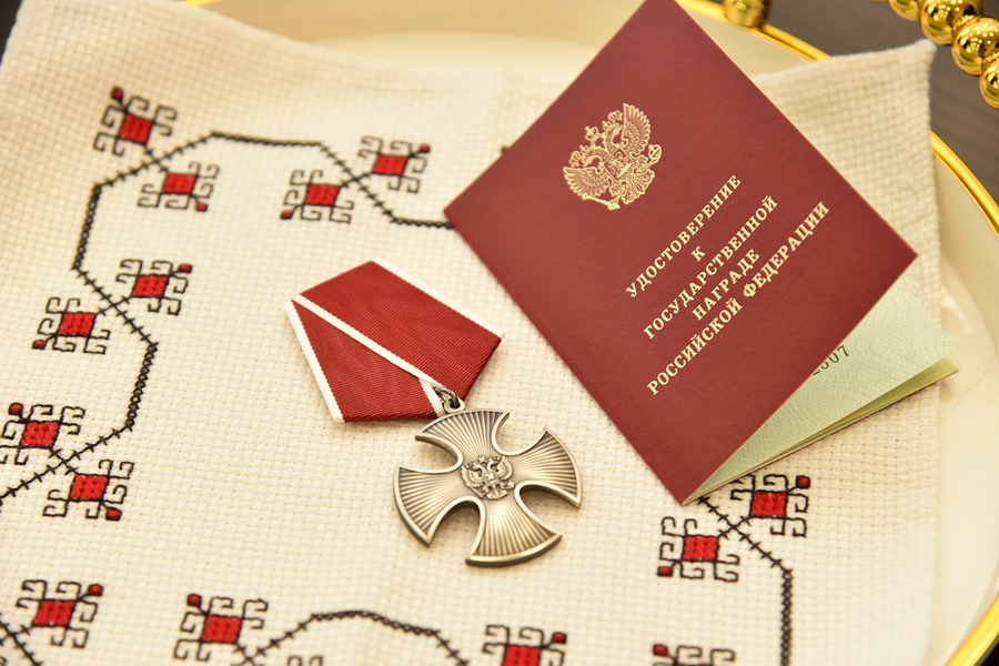Торжественная церемония вручения Ордена Мужества родителям А.Ю. Патина