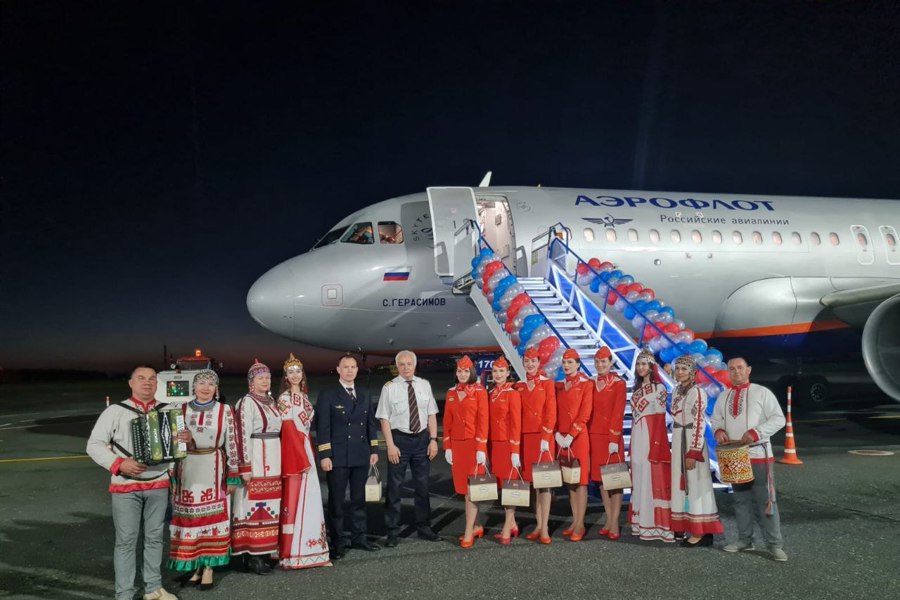 Аэрофлот выполнил первый рейс в Чебоксары