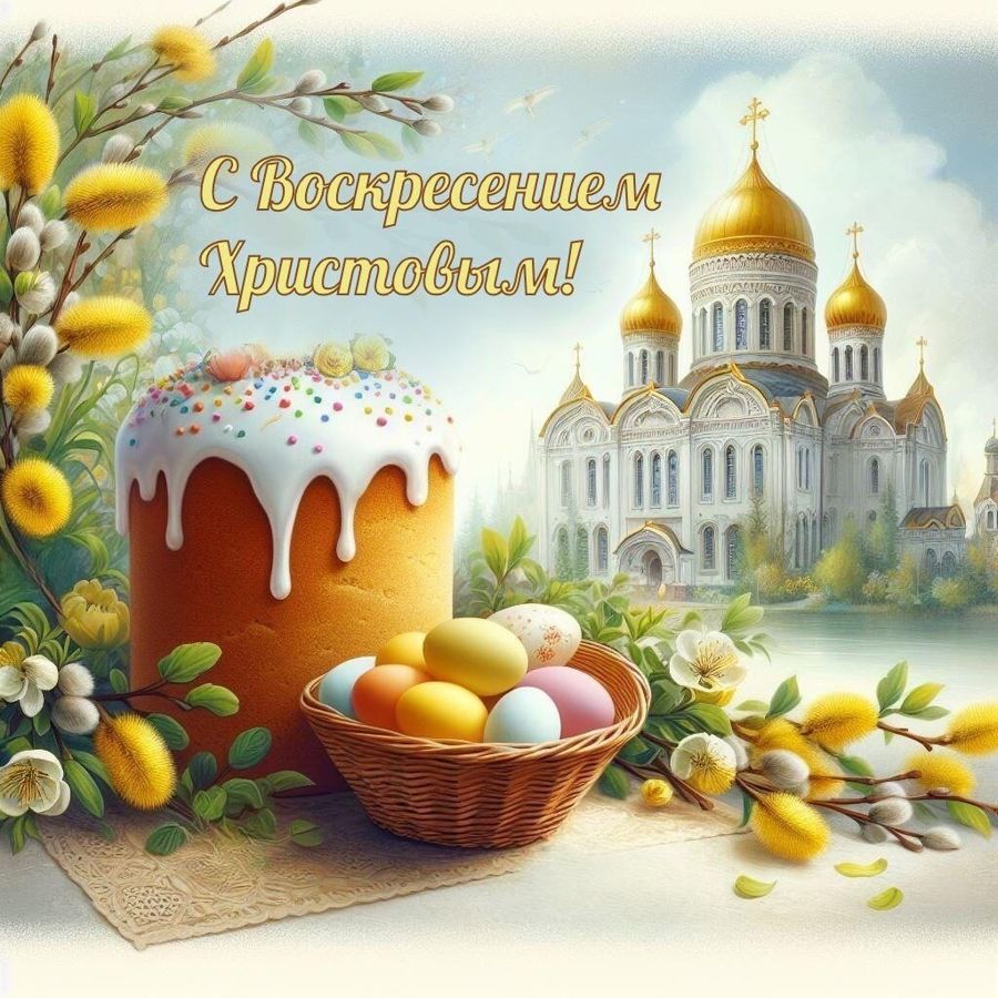Поздравление главы Алатырского муниципального округа Нины Ивановны Шпилевой с окончанием Великого поста и с Пасхой - Светлым Христовым Воскресением