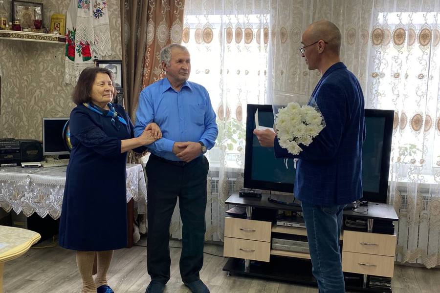 Супруги Николаевы из Большечурашевского сельского поселения   идут по жизни вместе вот уже 55 лет.