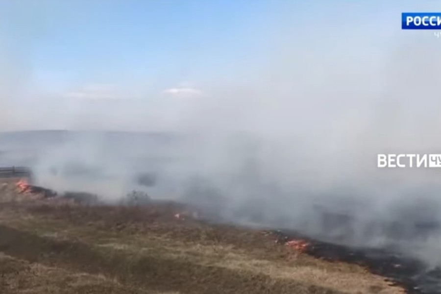 В Чувашии искры с железнодорожных путей стали причиной лесных пожаров // ГТРК «Чувашия».  2023.09.25.