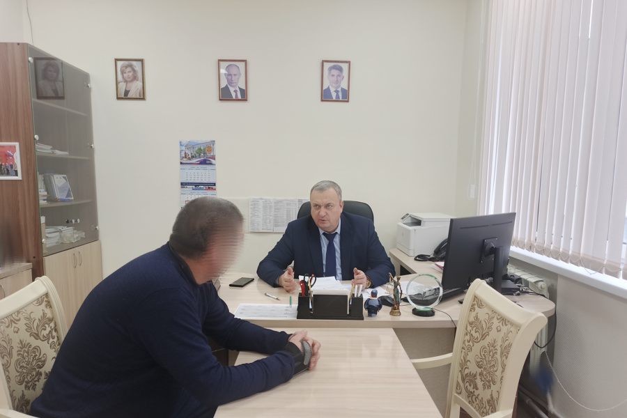 Прием участника СВО