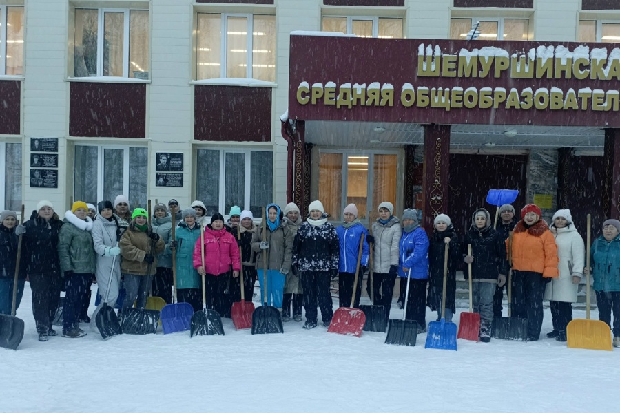 Масштабная волонтерская акция по уборке снега: объединение усилий для безопасности наших детей!