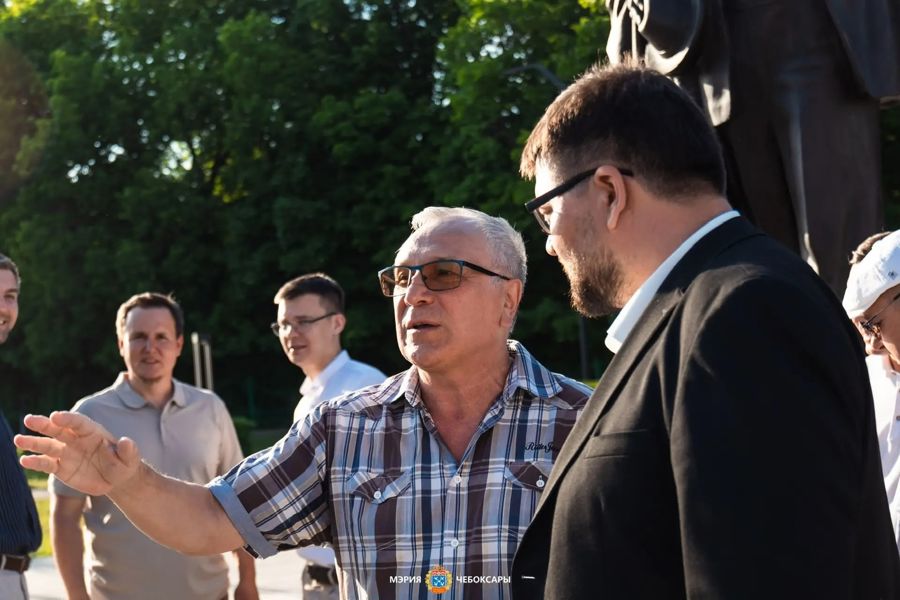В Чебоксарах состоялась презентация проекта благоустройства сквера имени С.М. Ислюкова и пешеходного спуска от него до Московской набережной