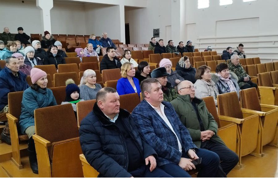 Отчетное собрание с жителями Андреевского поселения