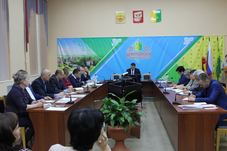 Еженедельное совещание под председательством главы Шемуршинского муниципального округа Сергея Галкина