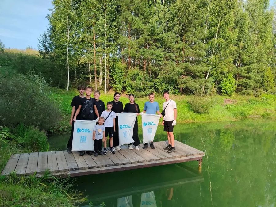 Жители округа объединяют усилия для чистоты водоёмов в рамках акции «Вода России»