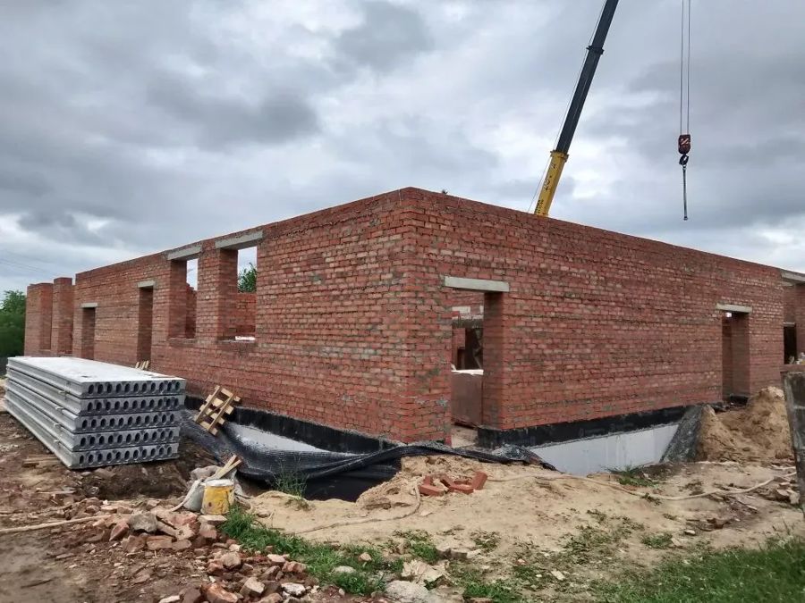 Строительство сельского дома культуры в д.Тувси под пристальным контролем