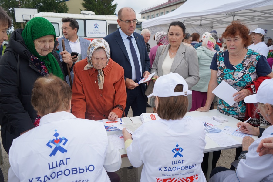 Очередной «Пункт здоровья» развернут в рамках проекта «Шаг к здоровью»