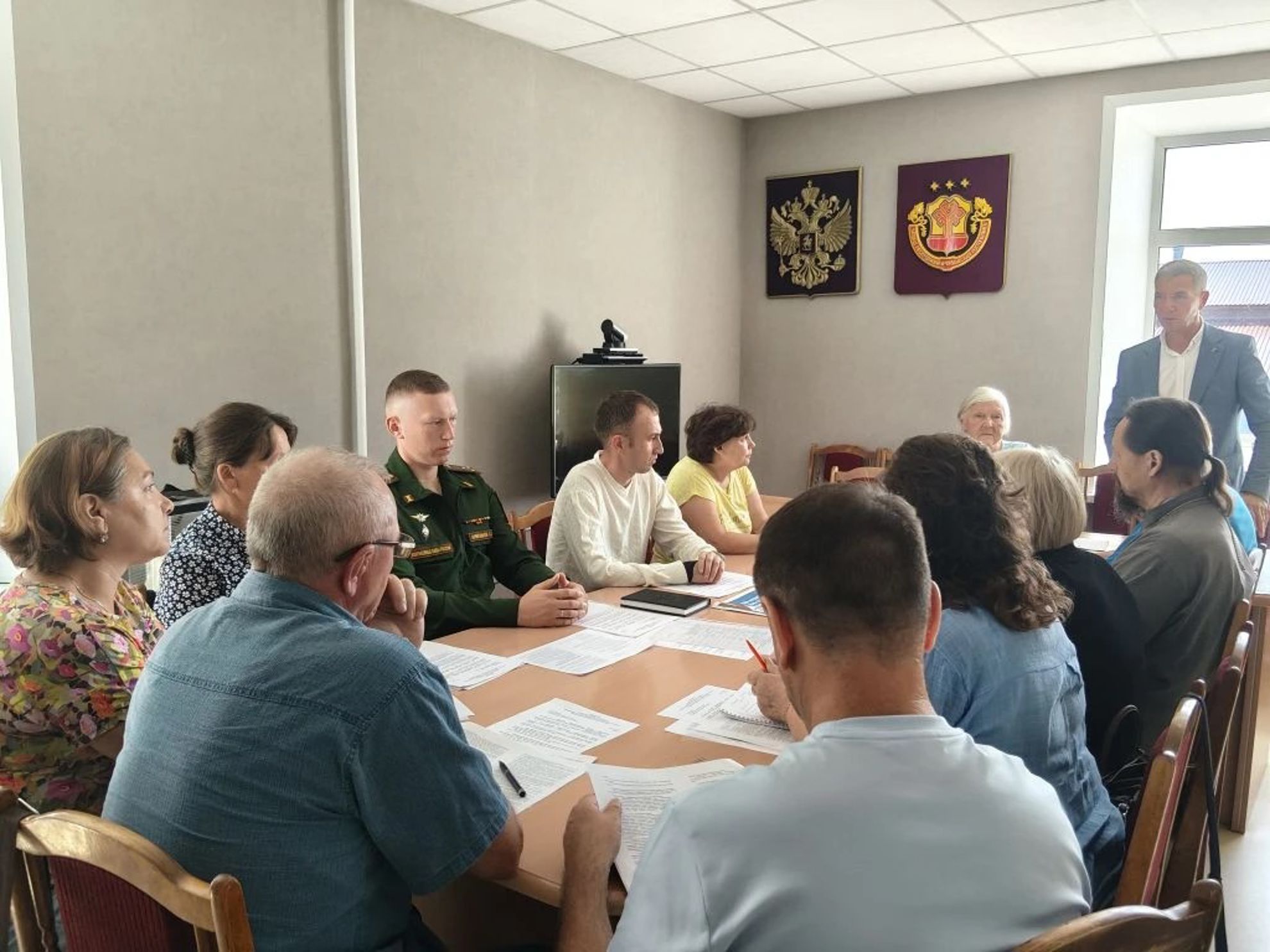 Состоялось первое организационное заседание Общественной палаты Урмарского муниципального округа
