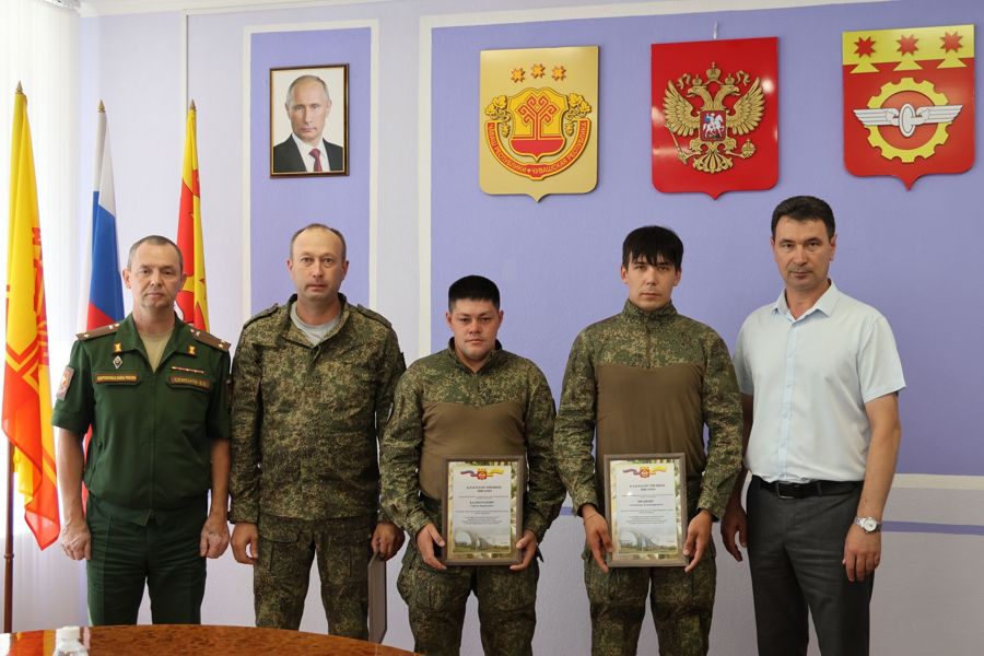 Встреча с участниками мобильной огневой группы территориального отряда «БАРС-Чувашия»