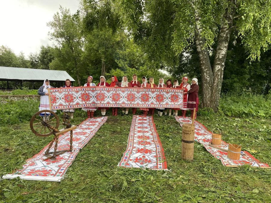 В деревне Яблоновка Шемуршинского муниципального округа состоялось празднование Единого дня фольклора.