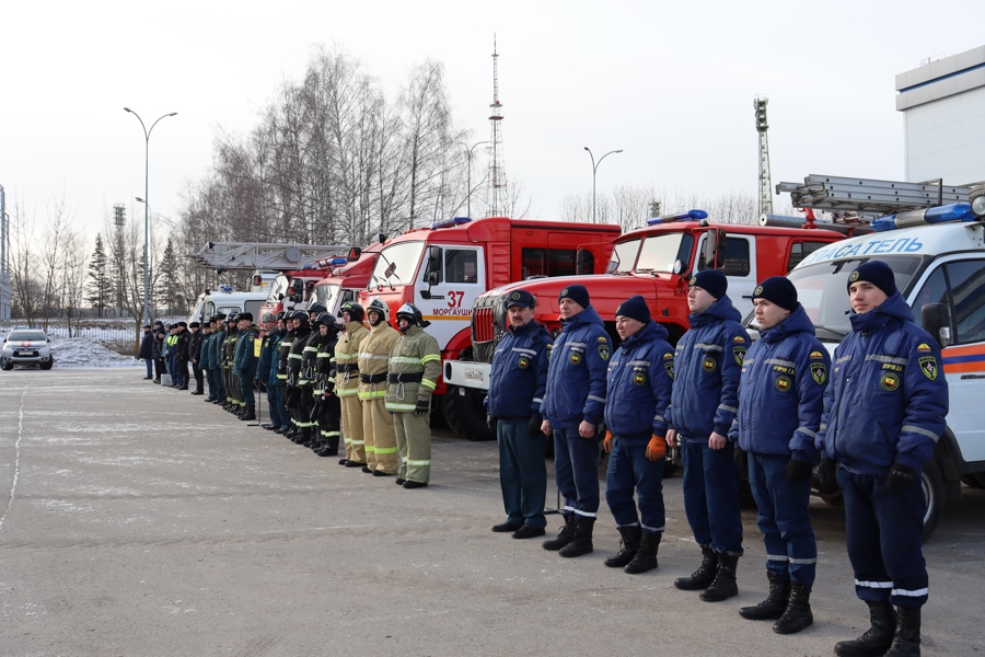 Проведен смотр сил и средств территориальной подсистемы РСЧС Чувашской Республики