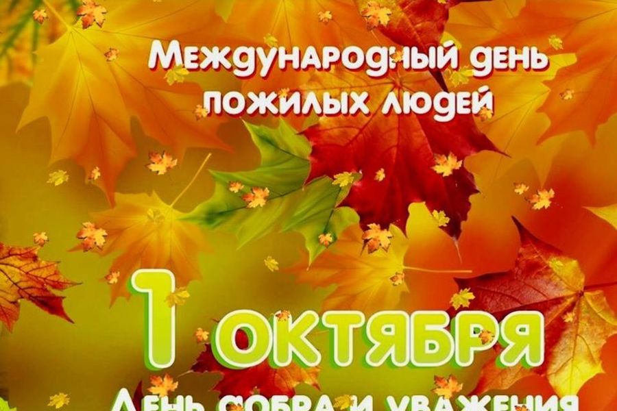 Поздравление главы Аликовского муниципального округа  Александра Терентьева с Международным Днем пожилых людей