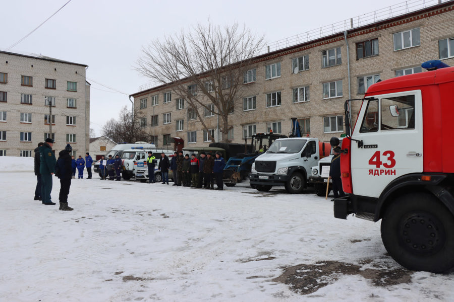 Вчера в Ядринском муниципальном округе стартовал 1 этап командно-штабного учения