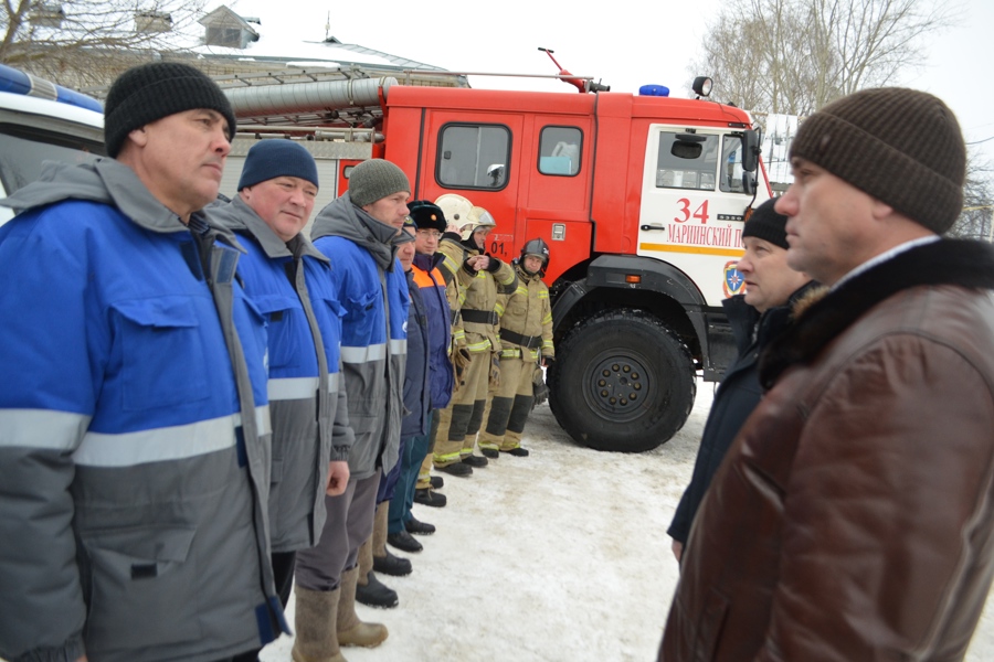 В Мариинско-Посадском муниципальном округе проверили готовность сил и средств РС ЧС