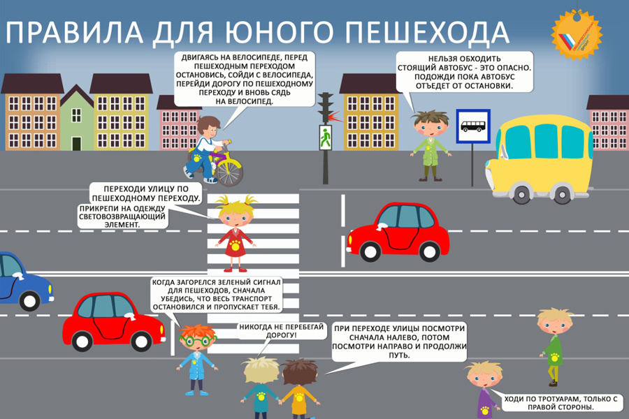 Перед началом учебного года напомните детям о правилах безопасности на дорогах