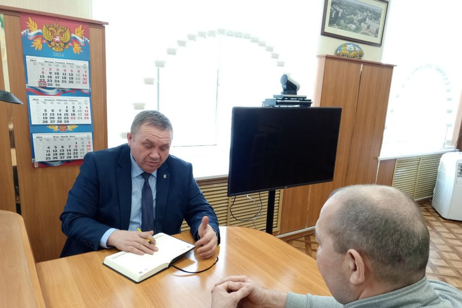 Глава Комсомольского муниципального округа Николай Раськин провел прием граждан