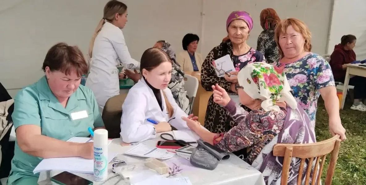 Шаг к здоровью: 132 жителя Крендейкасов и близлежащих населённых пунктов прошли обследование