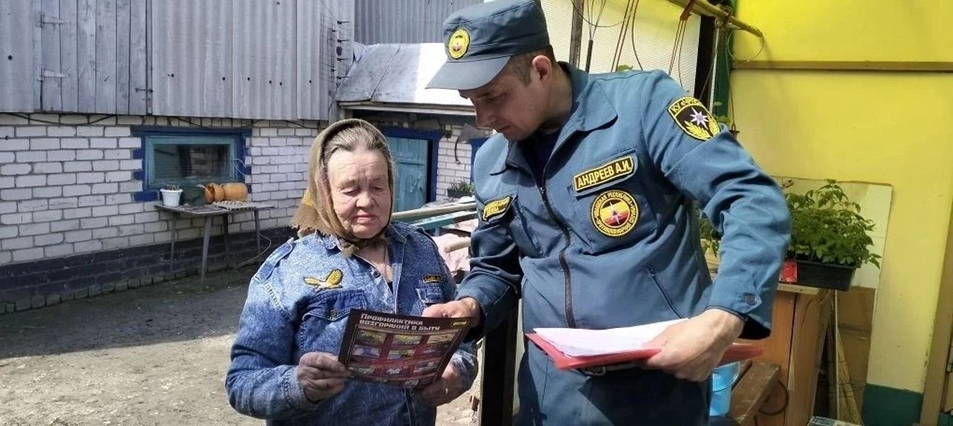 День профилактики пожаров в деревне Малая Таяба