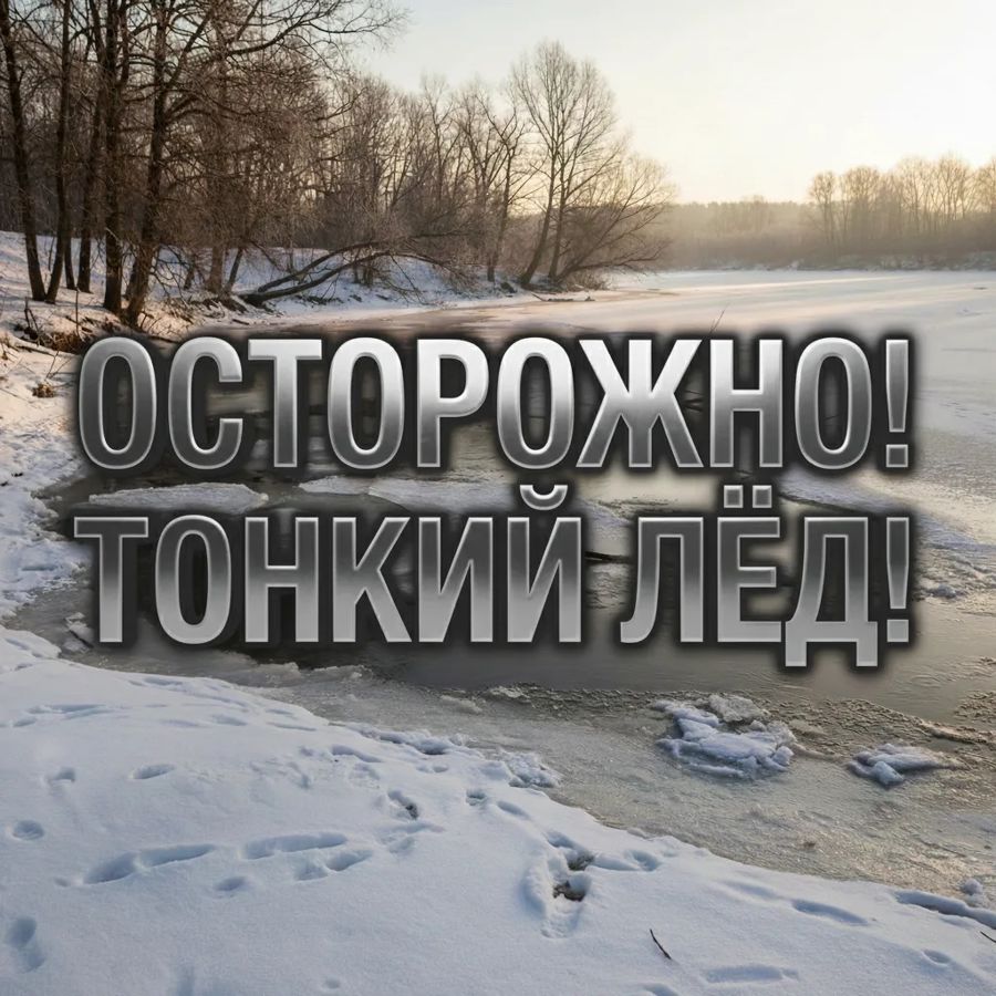Осторожно! Тонкий лед!